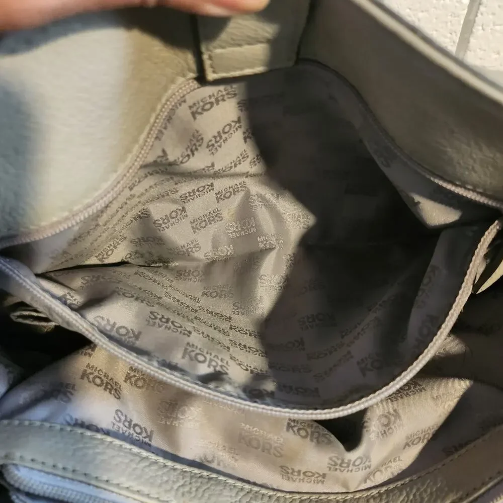 michael kors hamilton satchel gray
